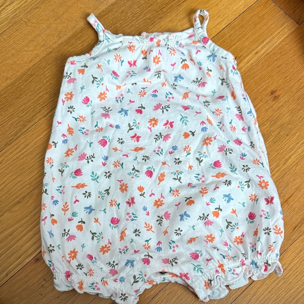 Carter's Floral Baby Romper